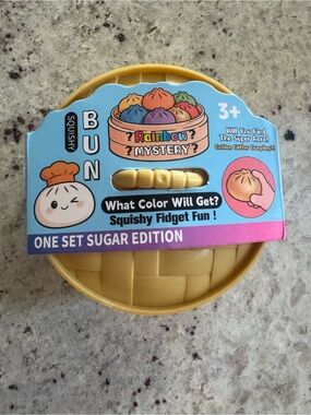Dumpling Bun Squishy Fidget Toy - Yellow Sugar Edition